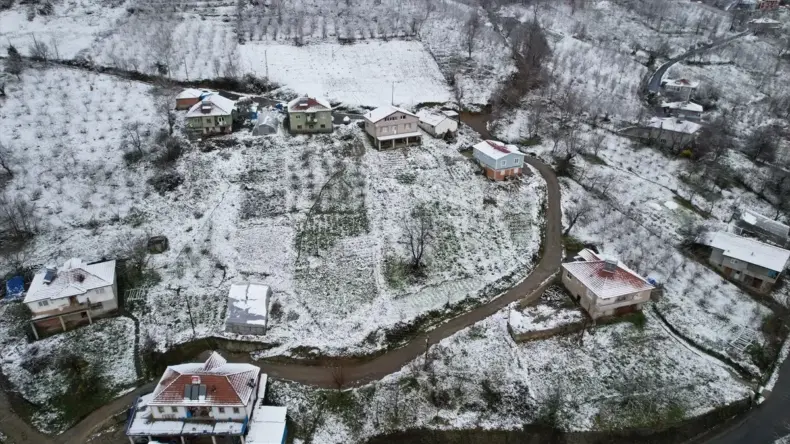 Sakarya ve Çevresinde Kar Yağışı