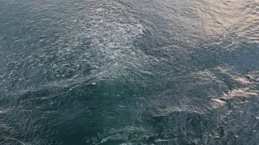 Bir şehrimiz, sudaki esrarengiz görüntüyü konuşuyor: Bayağı kaynıyor