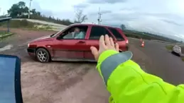 Sakarya’da Jandarma Kaçan Şahısla Gergin Anlar Yaşadı